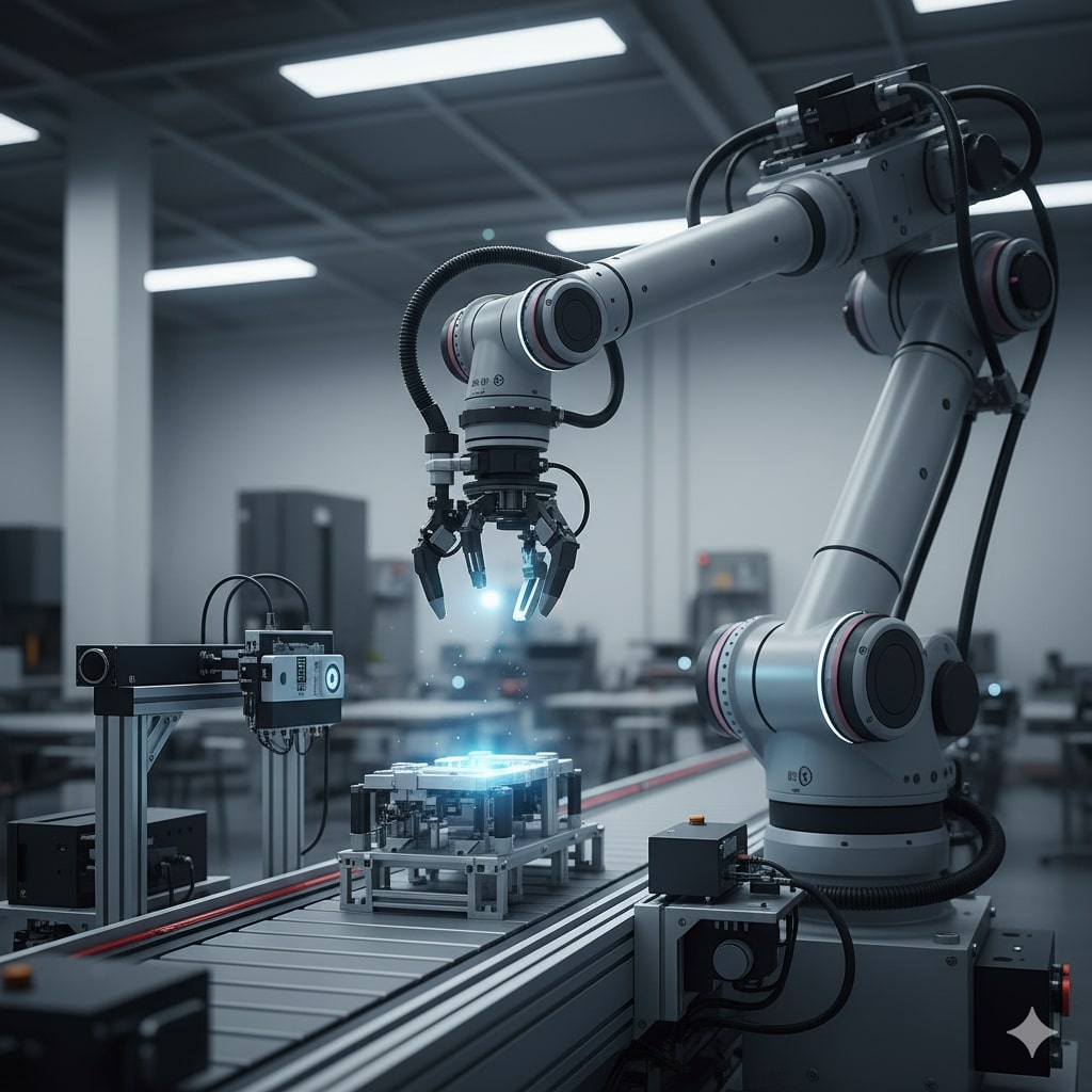 Robotic arm with 3D vision camera