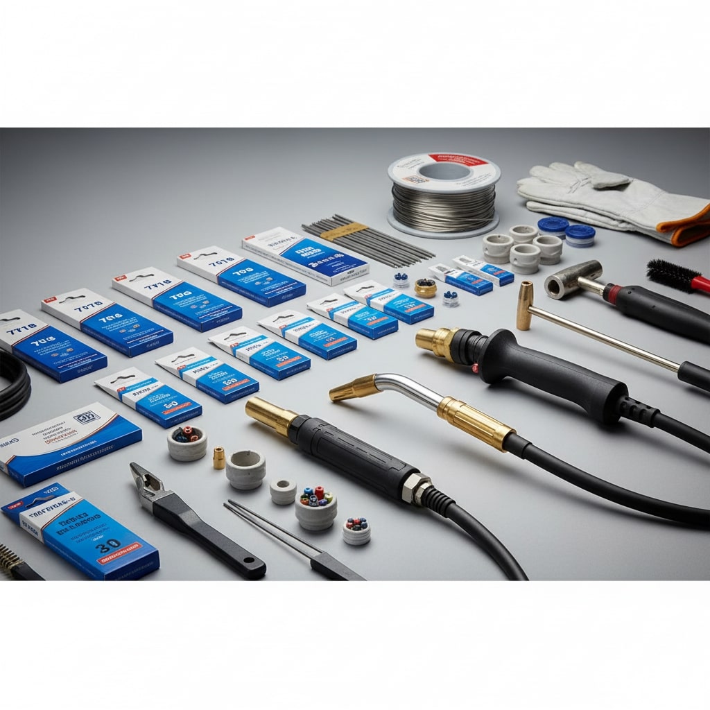 Welding torches and consumables