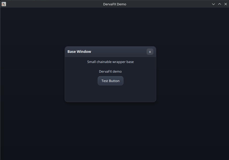 DervaFX demo window