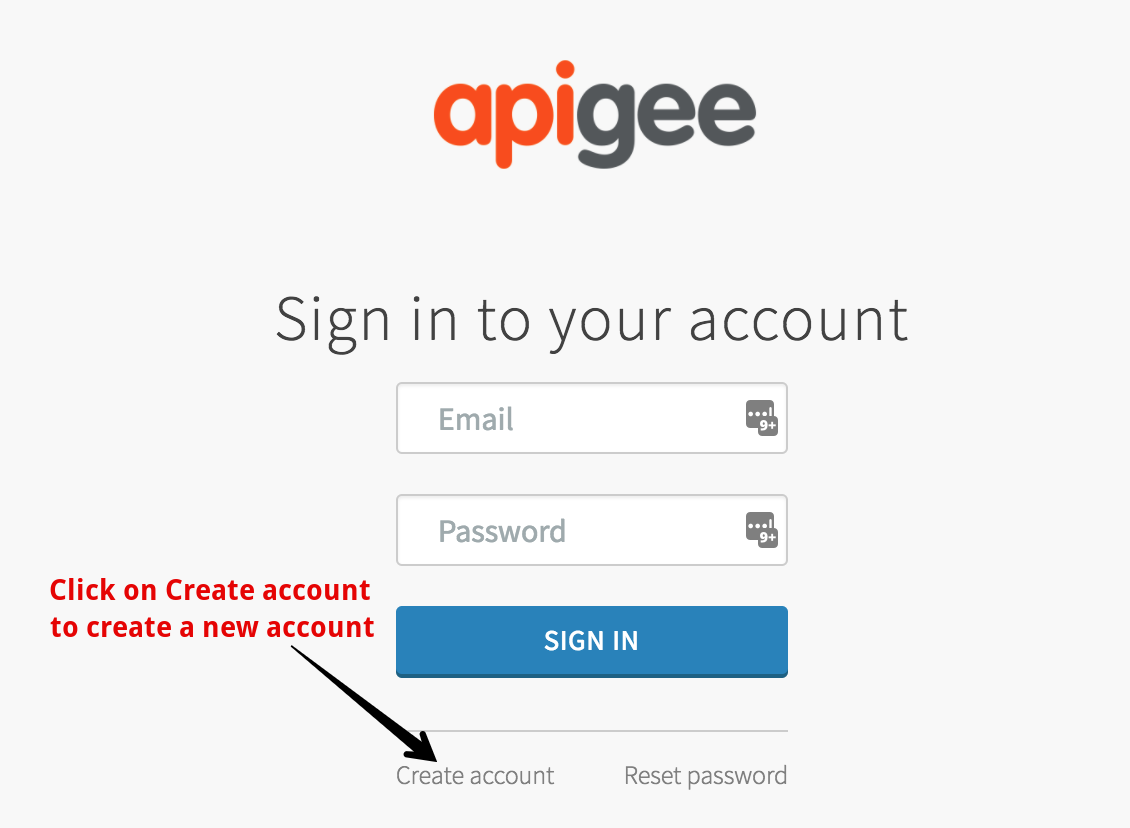 Apigee Launch Page