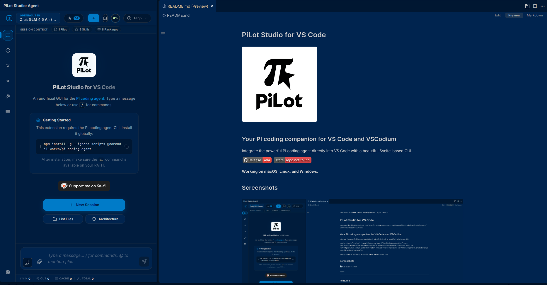 PiLot Studio in action