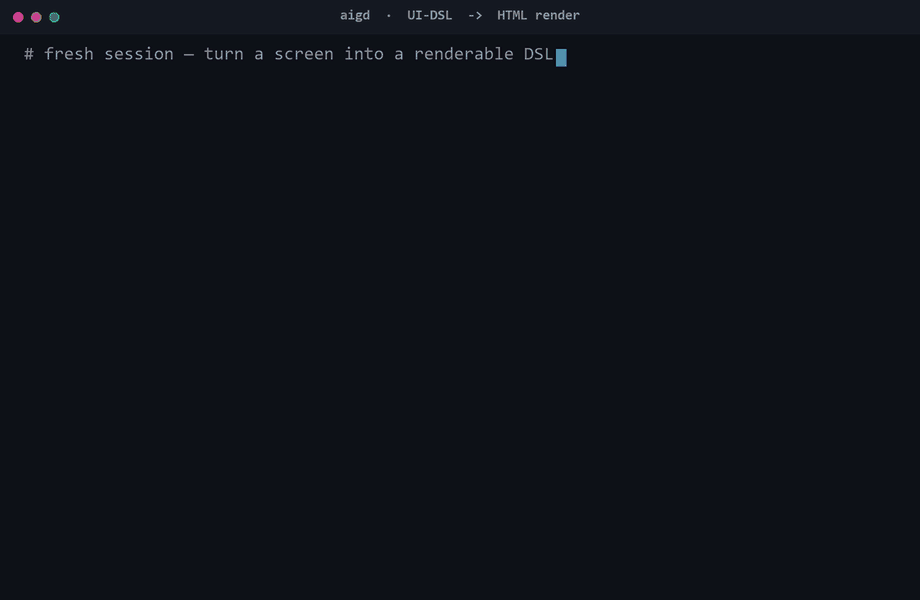 A UI-DSL rendered by ui_render into an HTML/SVG wireframe