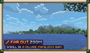 Scroll in on a village 200 blocks away