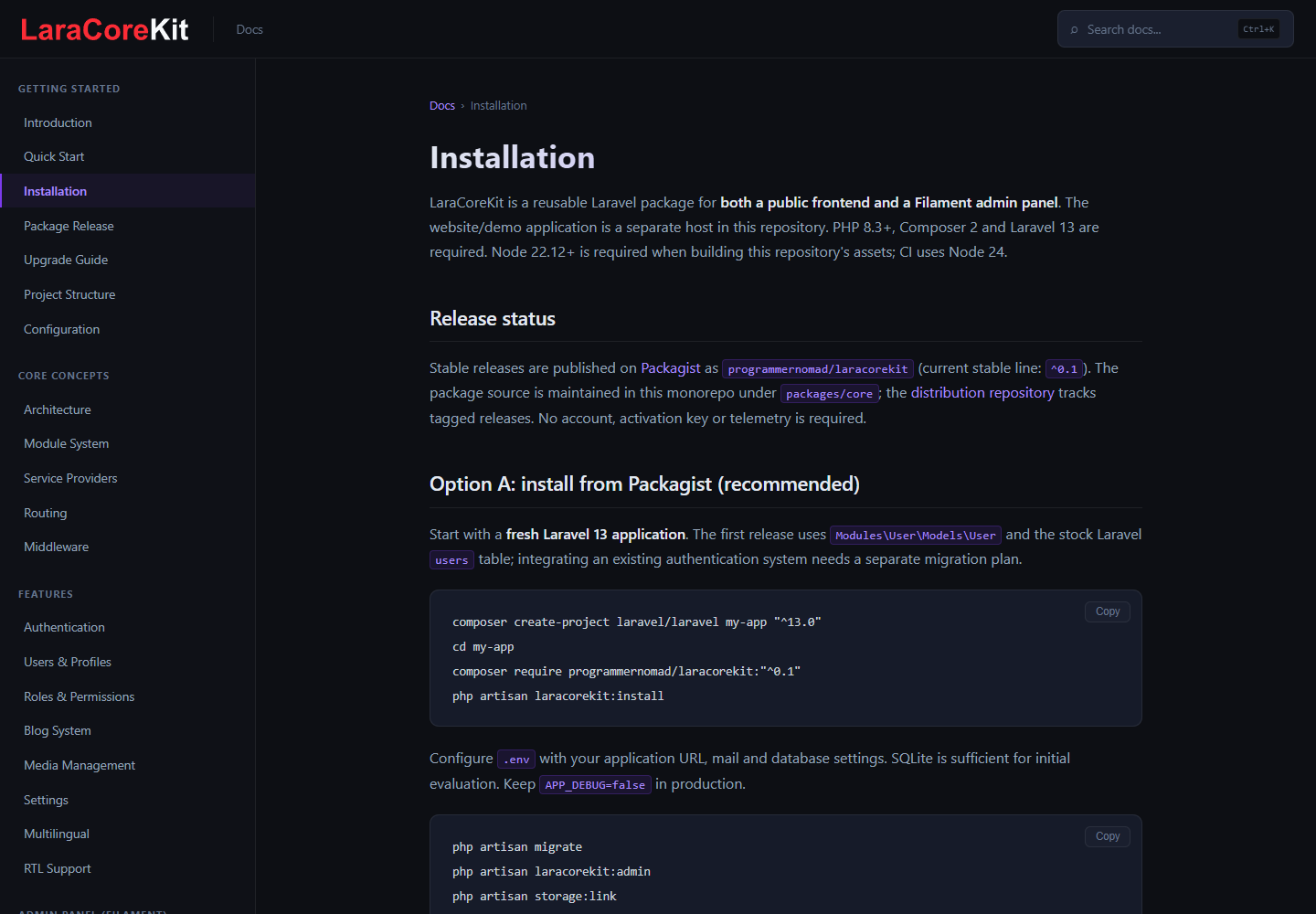 Documentation