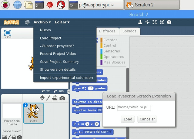 Tutoriales Introducción A Gpio Con Scratch En Raspberry Pi 