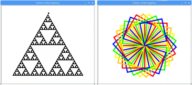 Ejemplos de Python Turtle Graphics