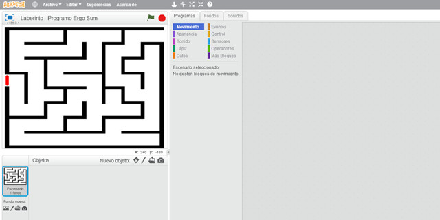 Tutoriales - Videojuego Del Laberinto Programado Con Scratch 2.0