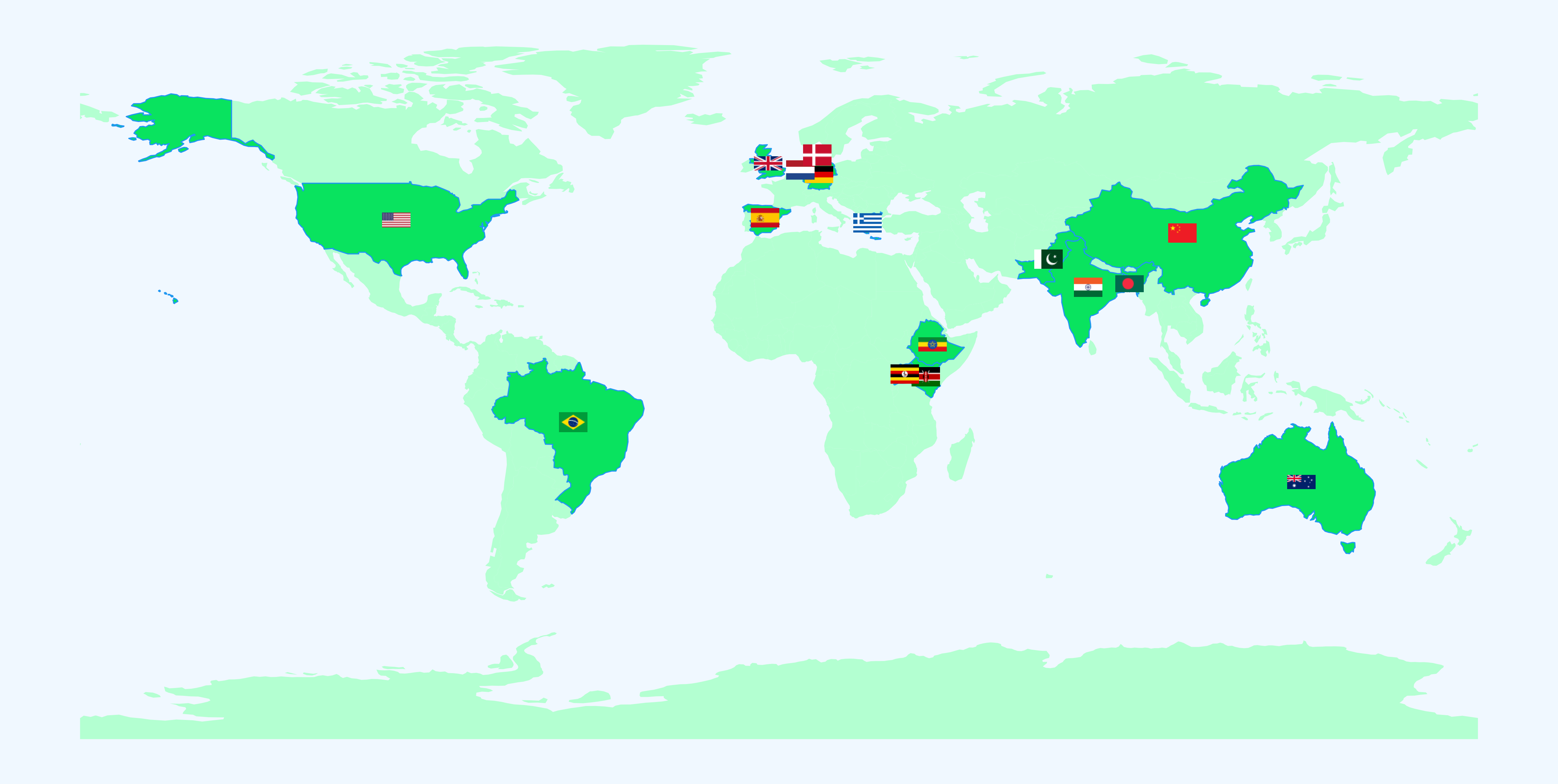 AgML Dataset World Map