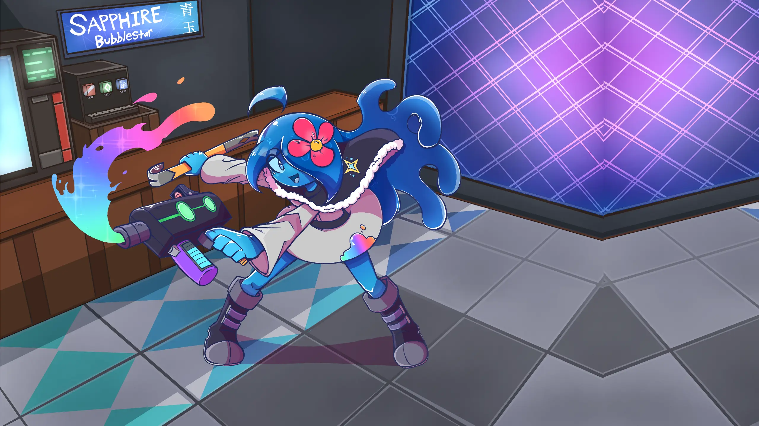 Sapphirebubblebar