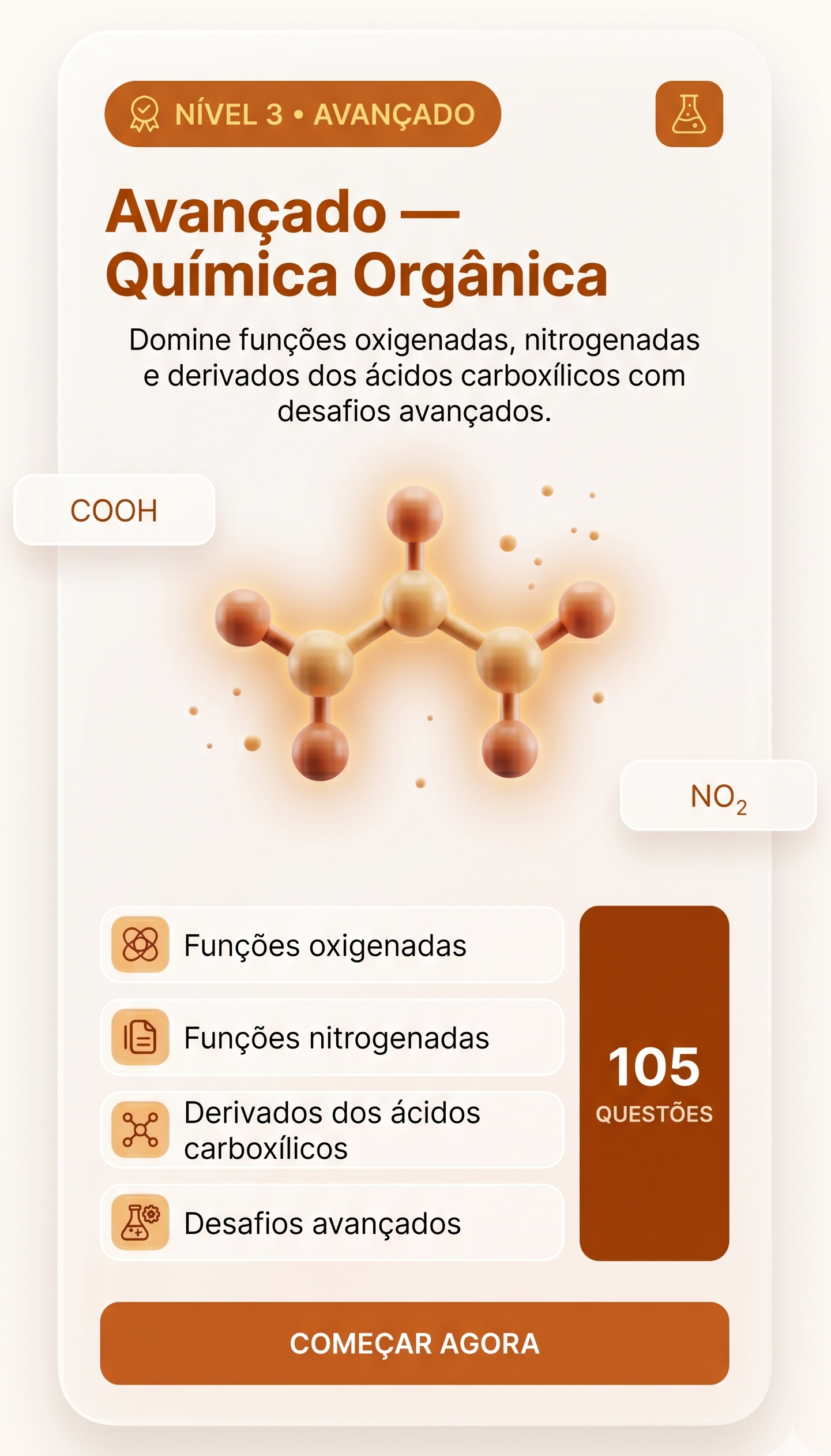 Nível Avançado - Maestria em Química Orgânica