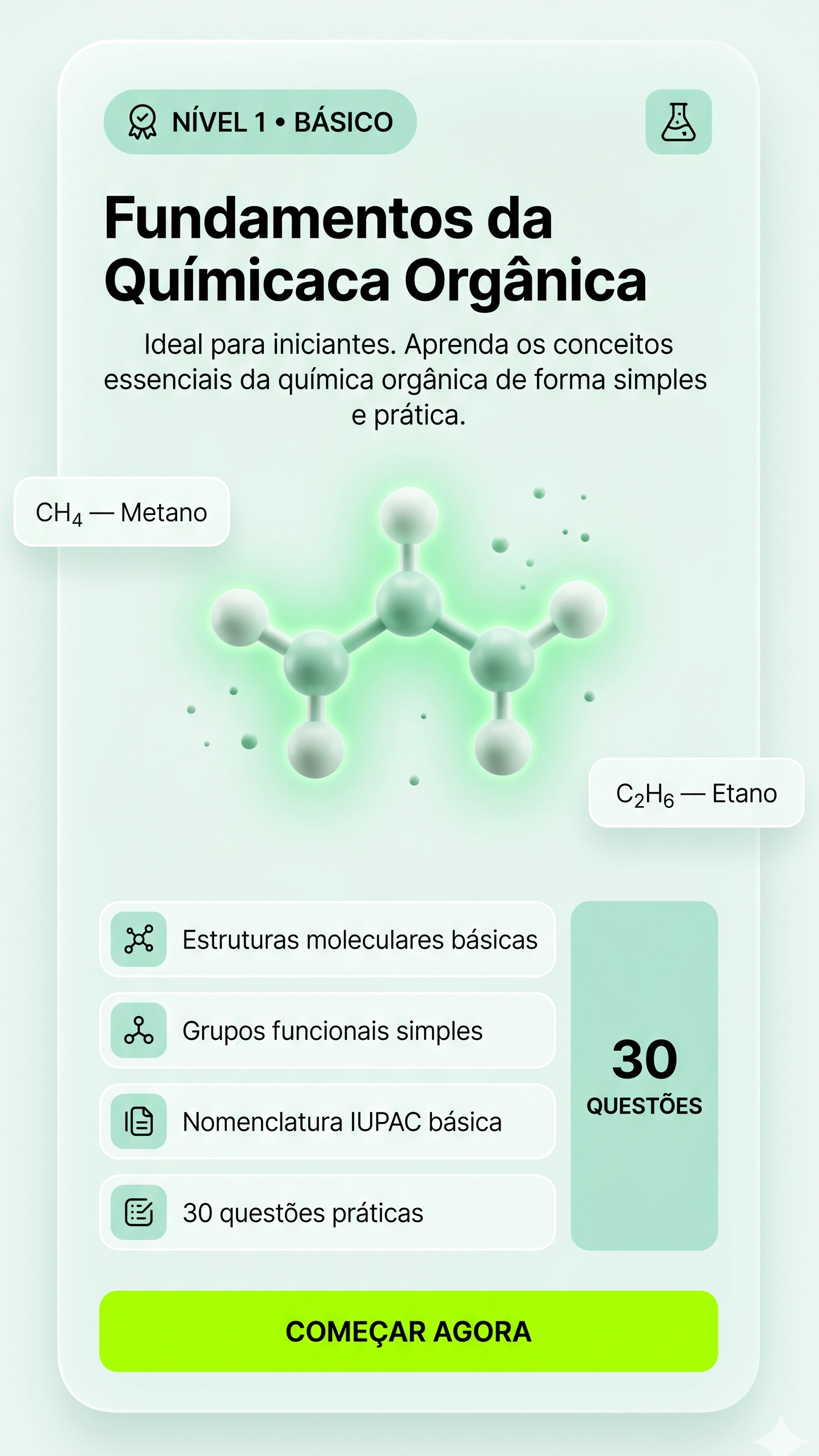 Nível Básico - Fundamentos de Química Orgânica