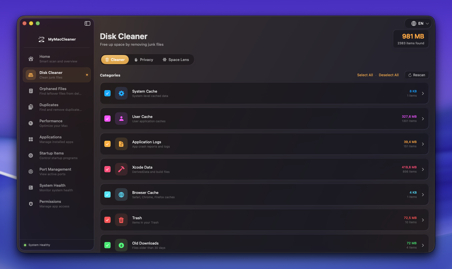 Disk Cleaner