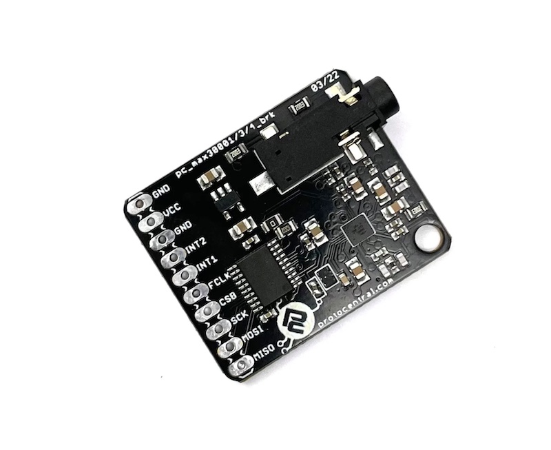 ProtoCentral MAX30001 Single-channel ECG breakout