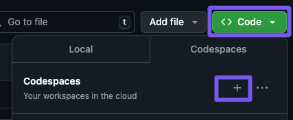 Uruchomienie Codespaces