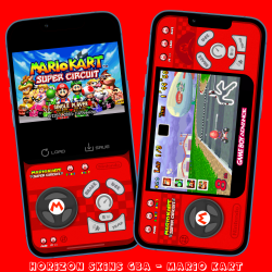 HZN - GAMEBOY ADVANCE CONSOLE STYLE (MARIO KART: SUPER CIRCUIT)