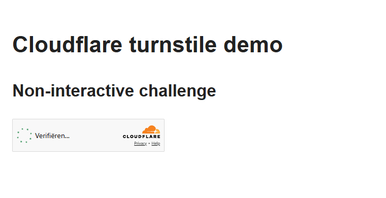 Proxya Anty on the Cloudflare Turnstile non-interactive test