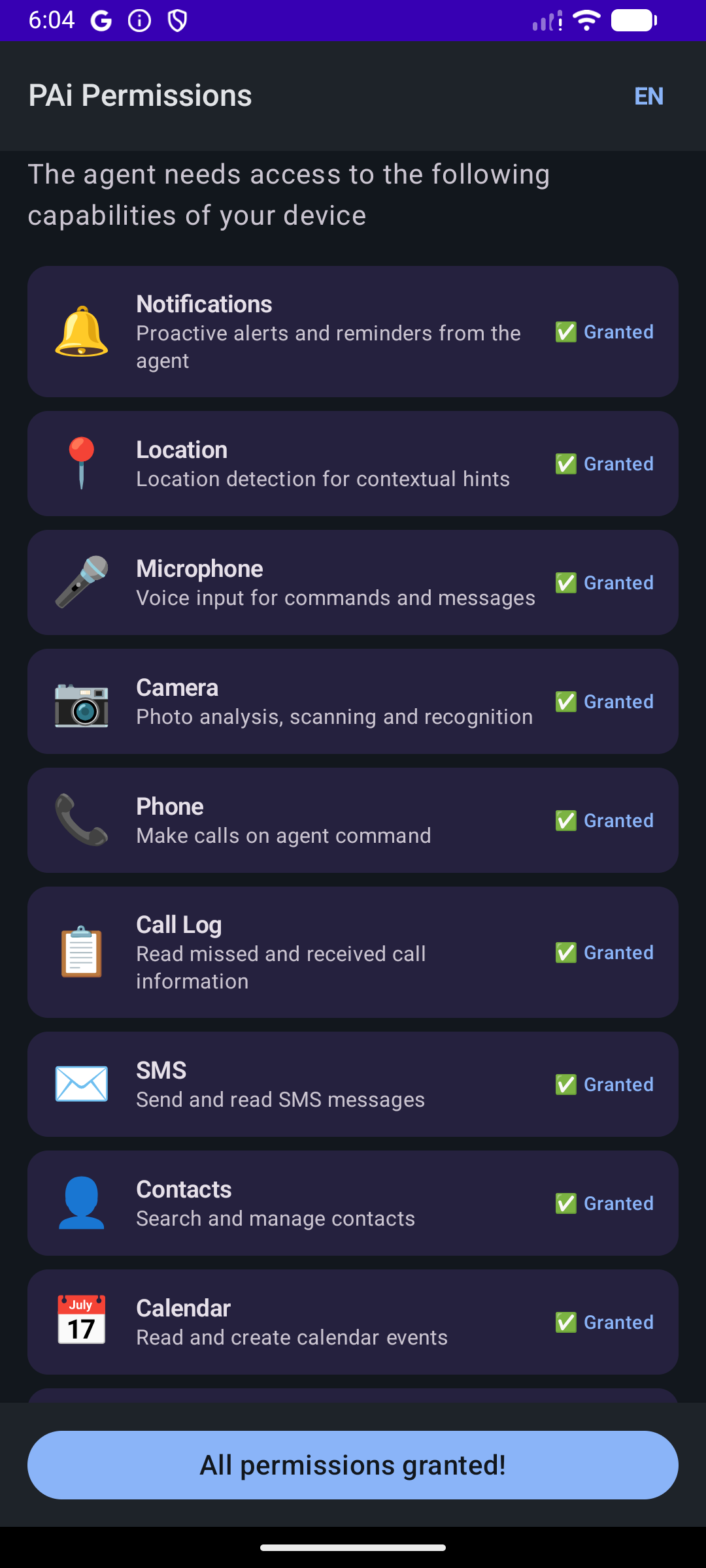 Permission Onboarding