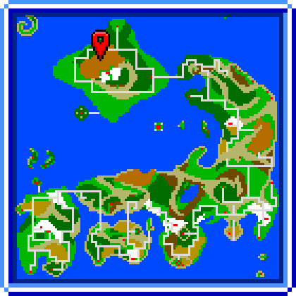 Map showing Ace Body