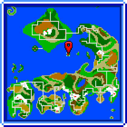 Map showing Alan Pross's location