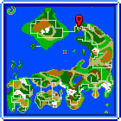 Map showing Footprint