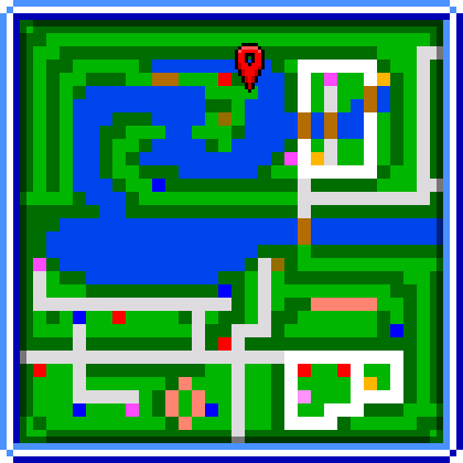 Map showing Gold Body