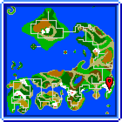 Map showing Lanta