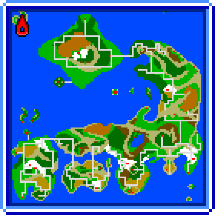 Map showing Mega Tires