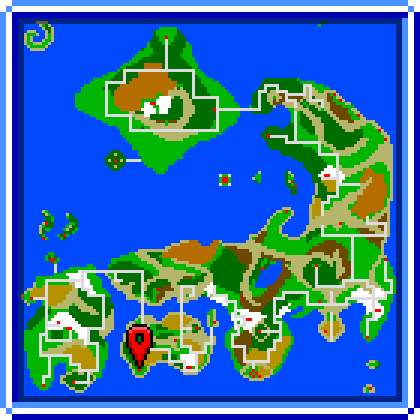 Map showing Rick Drift