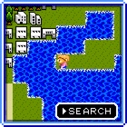 Search position for Crab