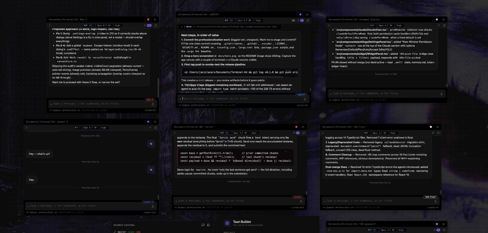 Terminal 64 hero screenshot