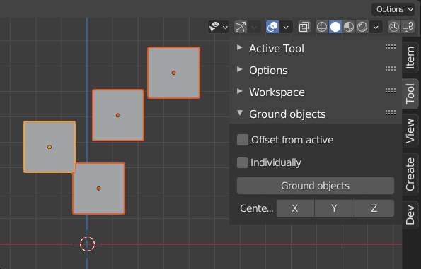 ground object demo gif