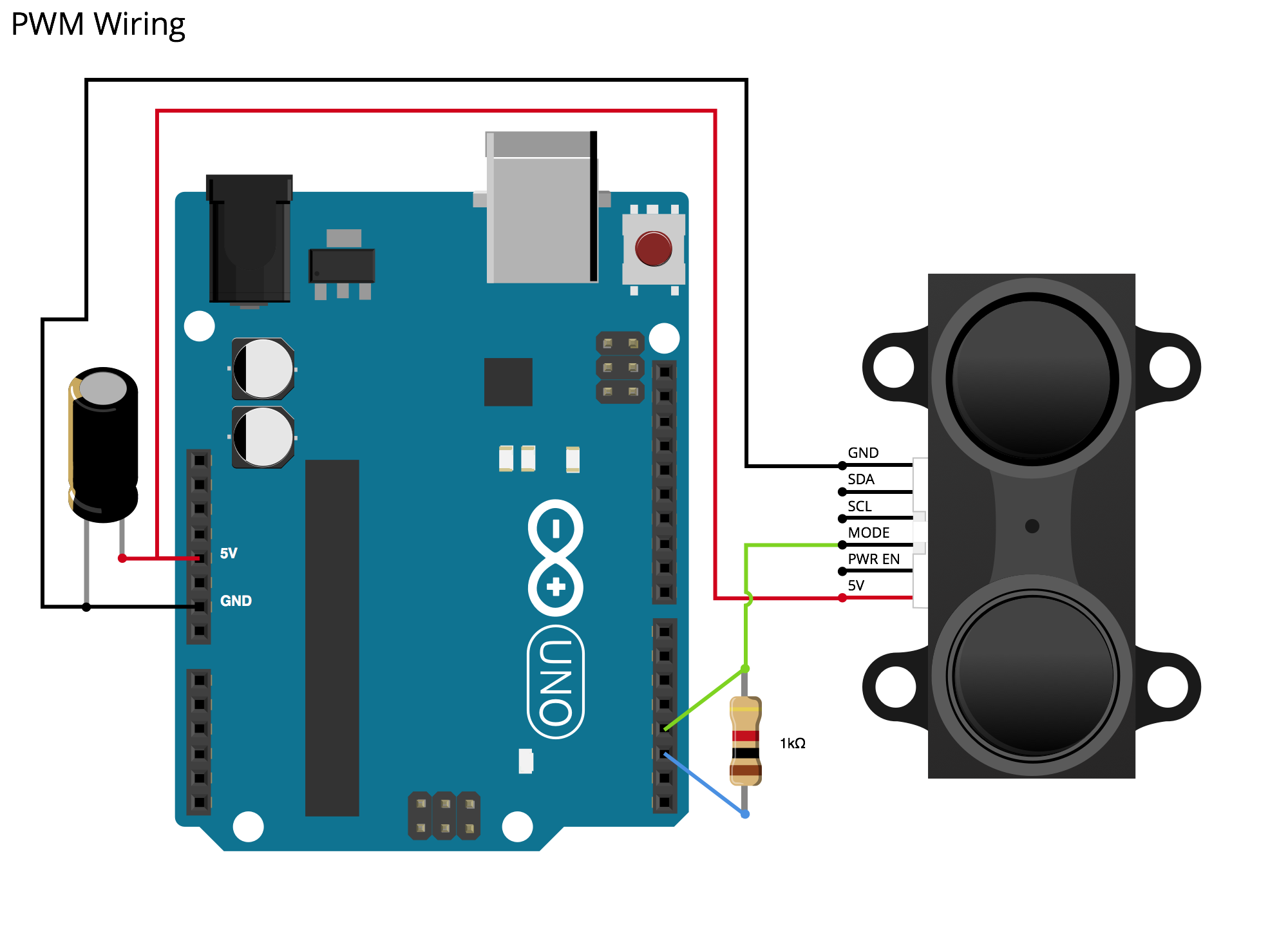 PWM Wiring: Arduino