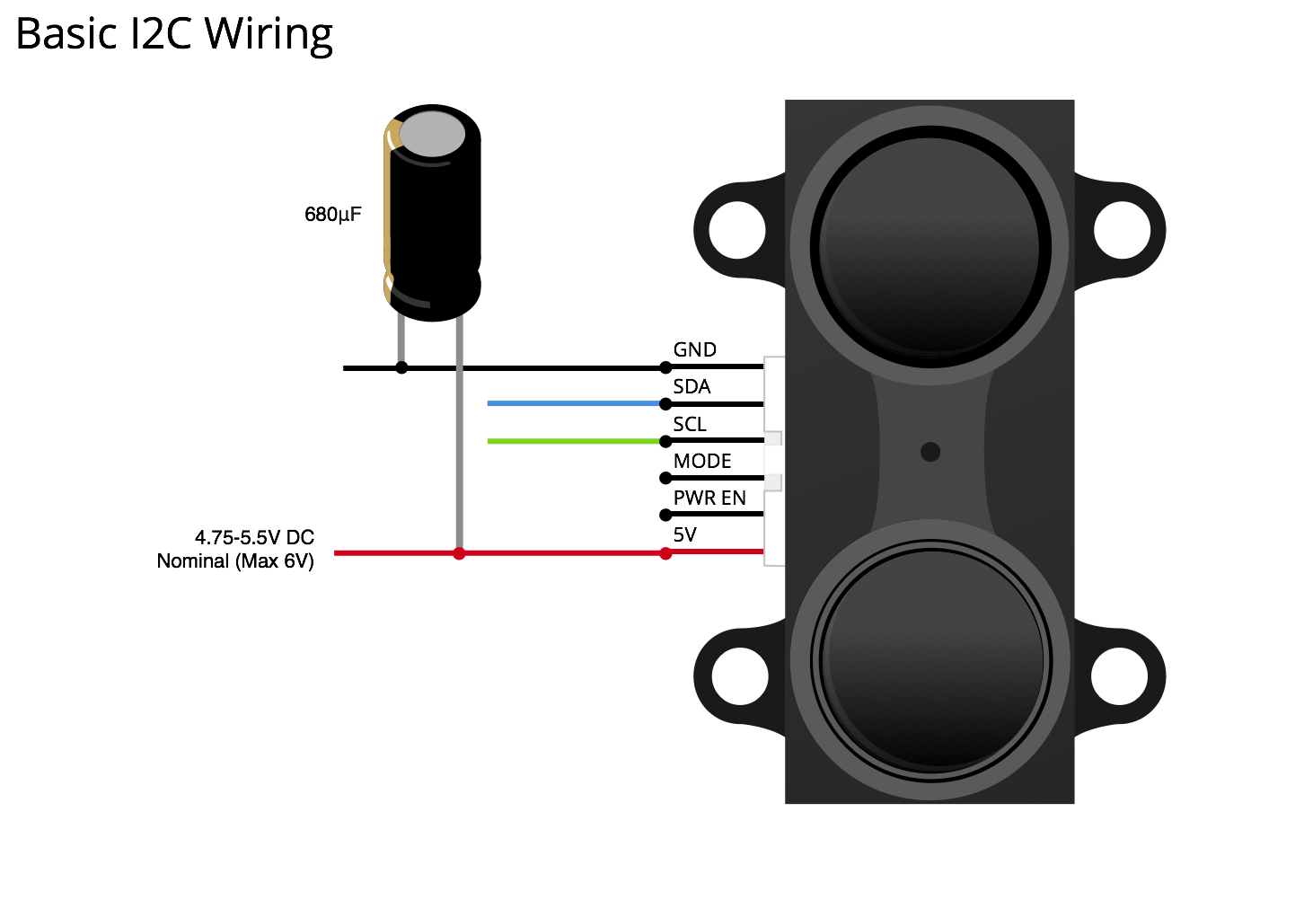 Basic I2C Wiring: Pinout