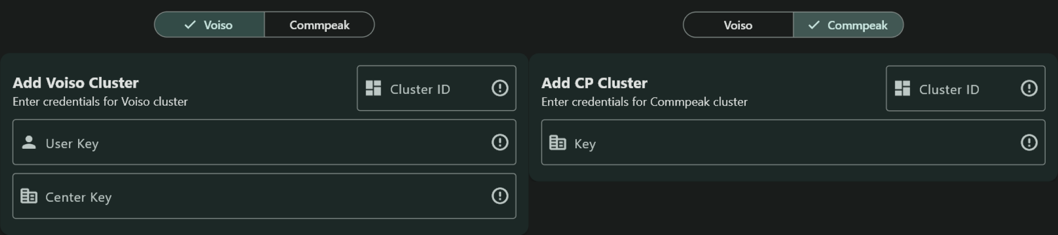 Clusters Add