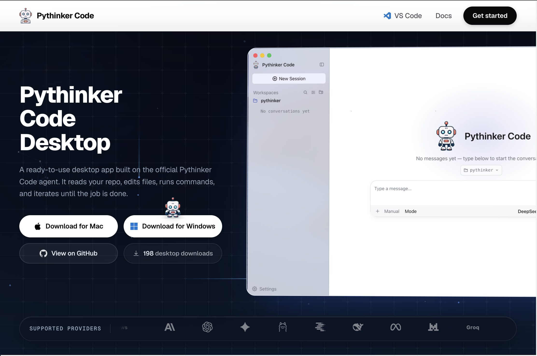 pythinker.com — built with designer-skill