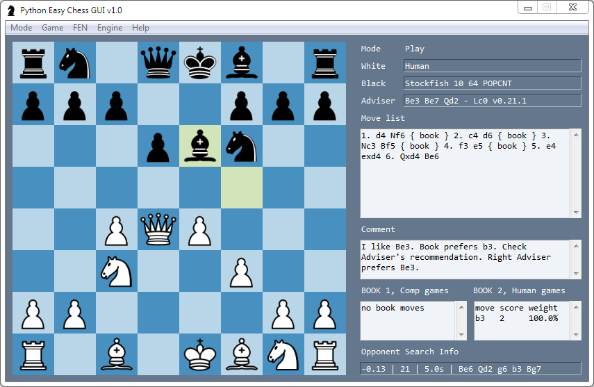 GitHub - fsmosca/Python-Easy-Chess-GUI: A Chess GUI based from Python using  PySimpleGUI and Python-Chess.