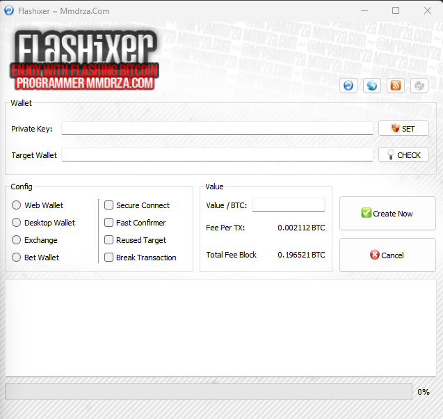 Flashixer Main Page - Flash Bitcoin Software For Flashing BTC