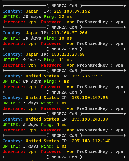 Free VPN Generator with Python