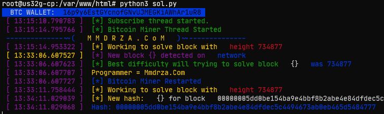 solo mode] Block solved is not always printed off · Issue #329 ·  JayDDee/cpuminer-opt · GitHub