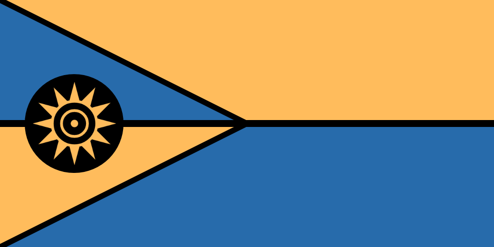 Second redesign of Nordeste Independente's flag
