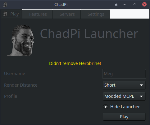 Screenshot of ChadPi