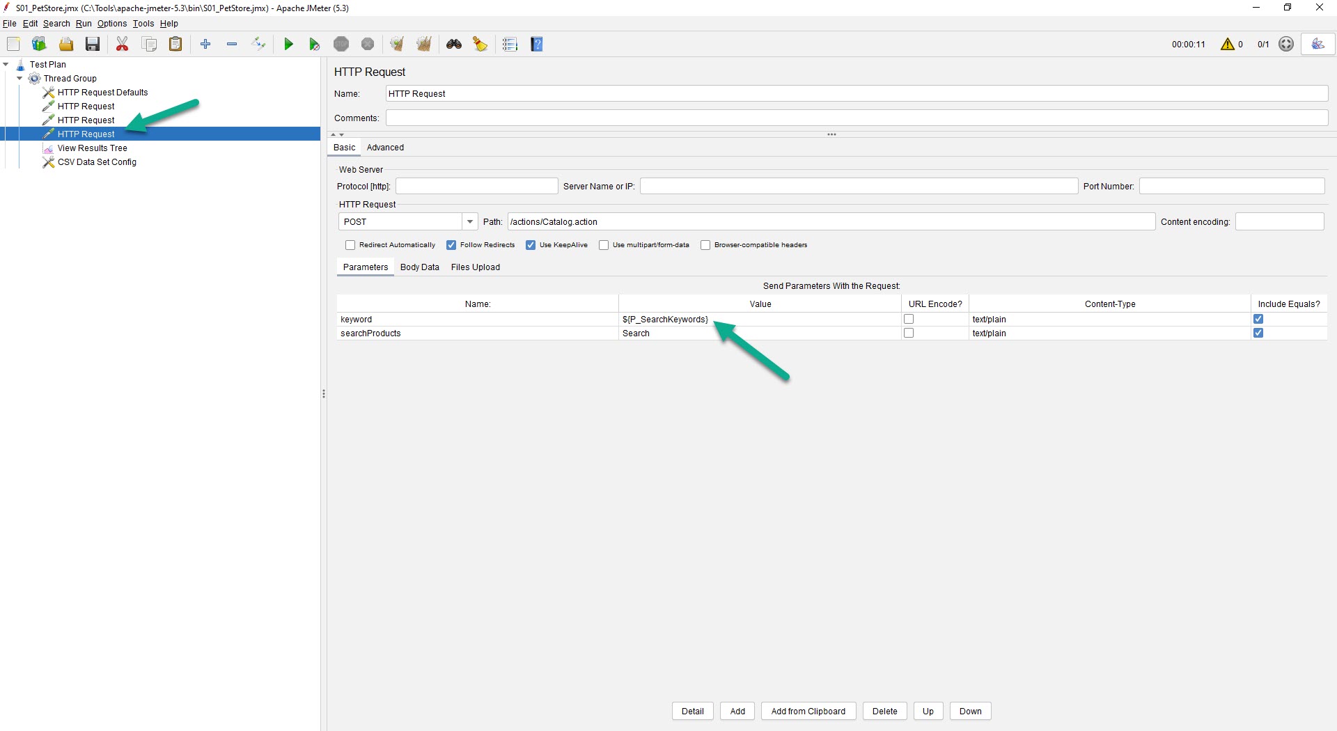 CSV POST HTTP