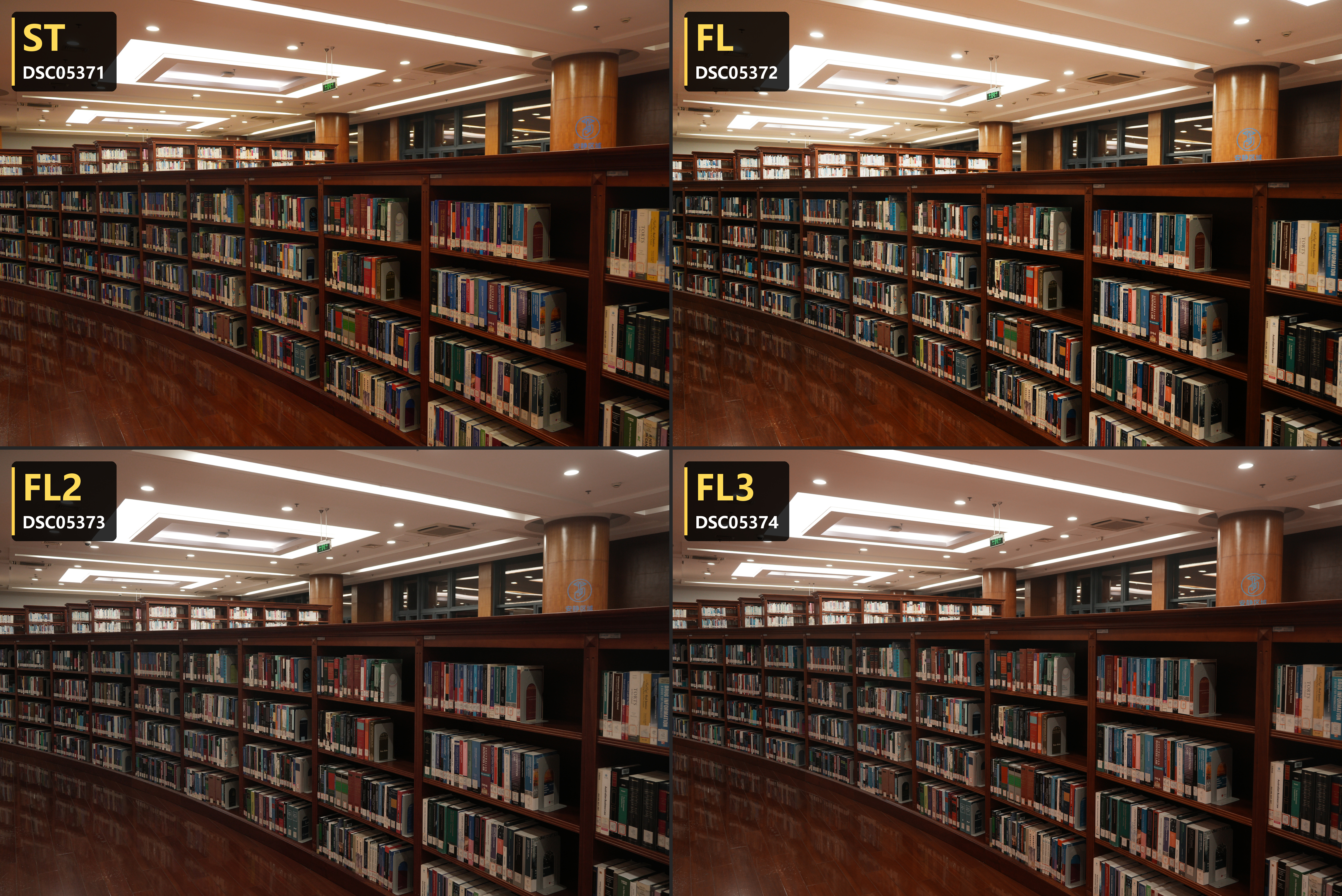 05 · Bookshelves — ST / FL / FL2 / FL3