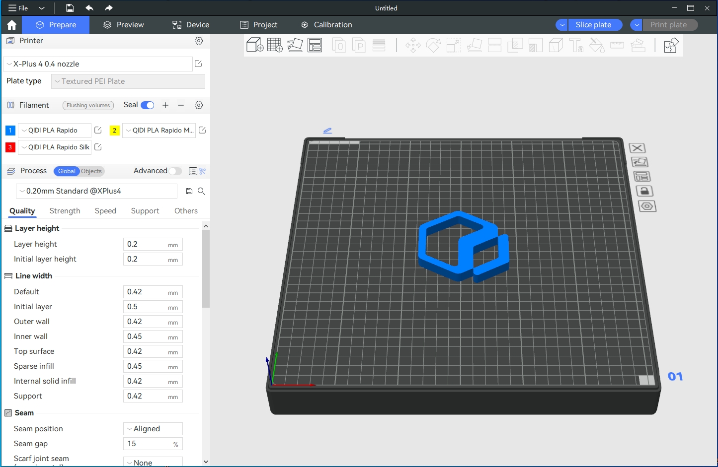 QIDI Studio screenshot