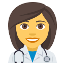 female health worker (emoji)