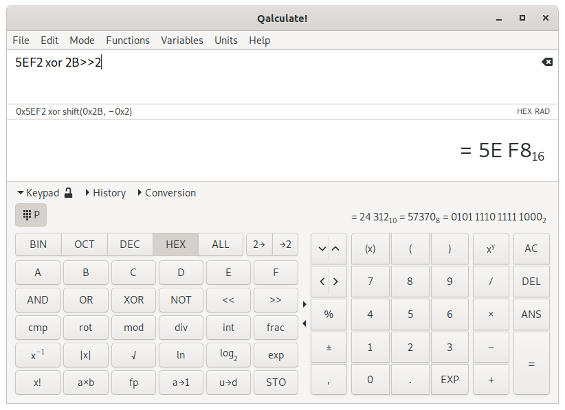 Programming keypad