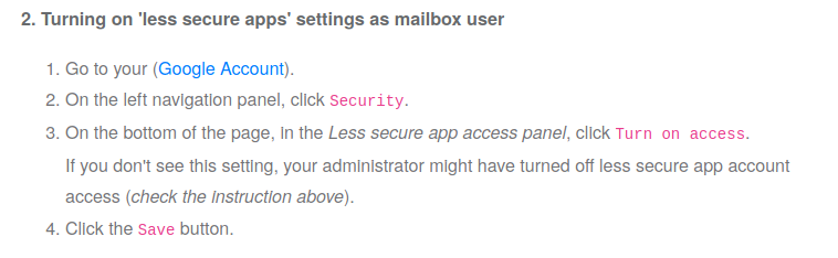 Google secure apps