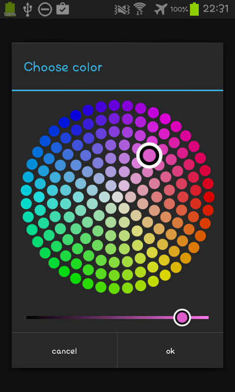 color wheel color picker