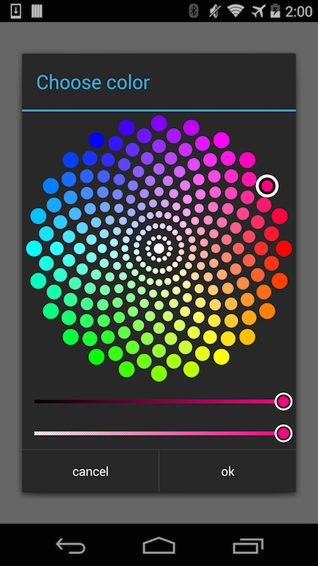 android color picker