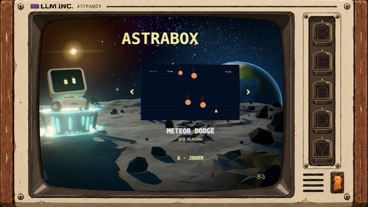 ASTRABOX main menu